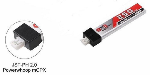 3 x Qty of 3.7V 600mAh 25C Brand New LiPo Batteries w// JST /& Walkera Connectors