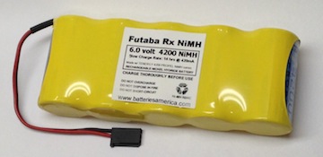 5SC4200W 6 volt 4200mAh rechargeable NiMH pack for RC, made with Sub-C cells