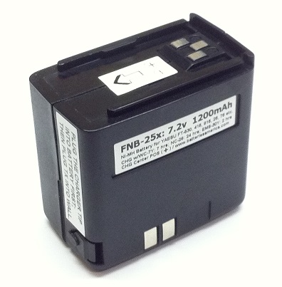 Rechargeable Battery Stocked CE YAESU FNB-72xh 1500 mAh 9.6-Volts Ni-MH 