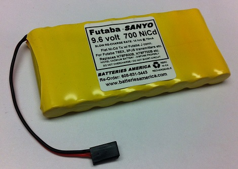 Sanyo 6V Ni-cd Rx Battery For Futaba Hitec Fit T-Maxx 