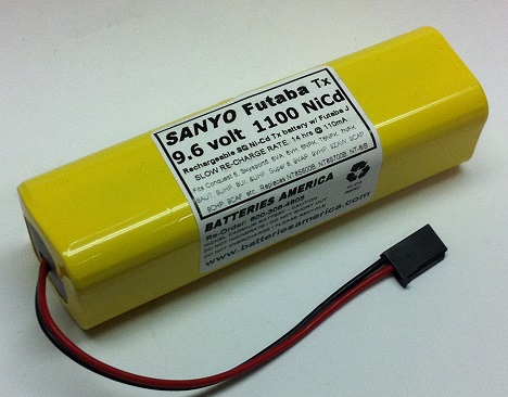 Batteria Battery LiFe 9,9V 2500mA 25C for TX per Radio Sanwa Futaba Hitec 